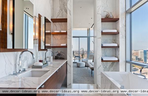 penthouse - THE HOUSE / Dallas - modern - bathroom - dallas