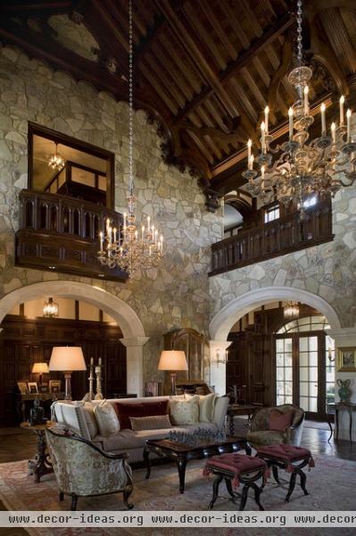 Malinard Manor - Living Room - traditional - living room - austin