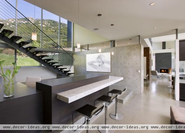 Abramson Teiger Lima Residence - contemporary - media room - los angeles