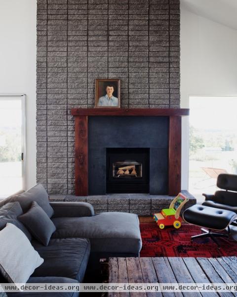 Porch House - modern - living room - kansas city