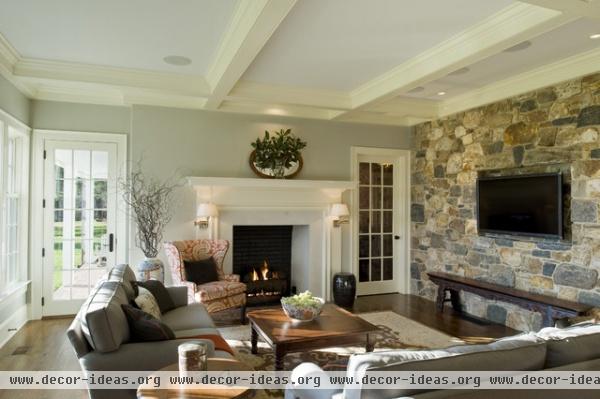 Pennsylvania Farm House - traditional - family room - philadelphia