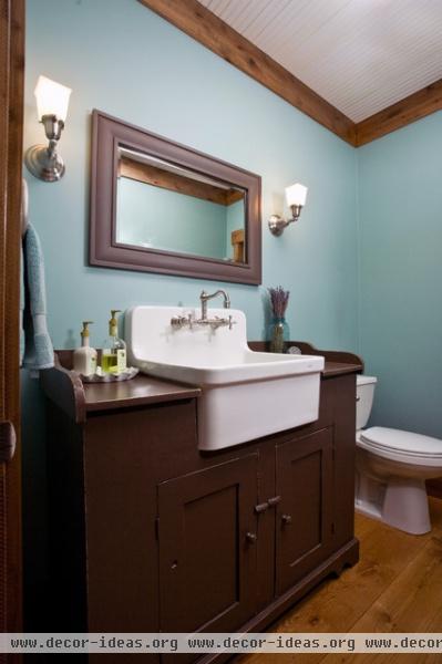 Mill Creek Ridge Farmhouse - traditional - bathroom - minneapolis