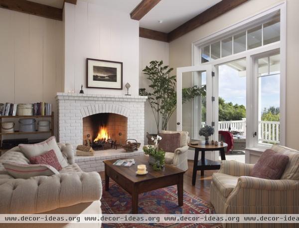 Family Room - traditional - living room - santa barbara