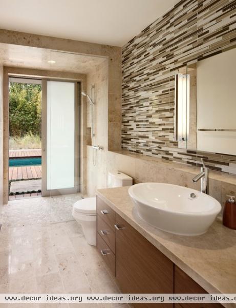 California Sustainable Home - modern - bathroom - santa barbara