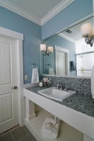 Coastal Retreat Guest Bath - traditional - bathroom - raleigh