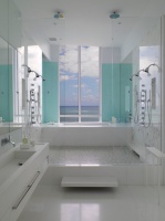 Jennifer Post designed apartment  at The Bath Club, Miami Beach - modern - bathroom - miami