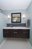 A Modern Lower Level - contemporary - bathroom - minneapolis