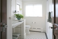 a house in a garden - traditional - bathroom - dc metro