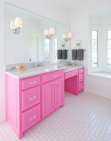 Young girls bathroom - traditional - bathroom - dallas