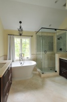 eclectic spa masterbath - eclectic - bathroom - atlanta