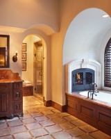 Lake Home Master Bath - mediterranean - bathroom - austin