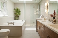 Zen Ensuite - contemporary - bathroom - toronto