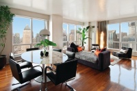 Time Square Pied-a-Terre - modern - living room - new york