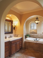 Hathaway Residence - mediterranean - bathroom - austin