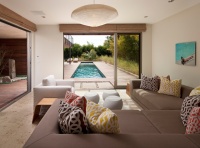 California Sustainable Home - modern - living room - santa barbara