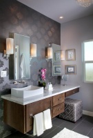 Purple Passion - contemporary - bathroom - san diego