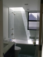 Small bathroom with skylight - contemporary - bathroom - san francisco