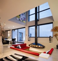 Antefocus Fire - contemporary - living room - other metro