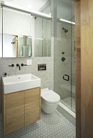 East Village Studio - contemporary - bathroom -