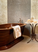 Pool House & Wine Cellar - modern - bathroom - nashville