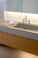 Poured Concrete Sink - modern - bathroom - san francisco