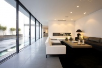 Living Room with Lutron Homeworks lighting control - modern - living room - london