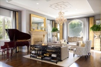 Beverly Hills Estate - traditional - living room - los angeles