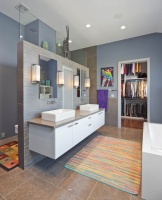 Columbia Street Residence - contemporary - bathroom - houston