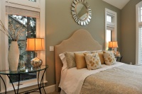 Master Bedroom staged by Synergy Staging - contemporary - bedroom - portland