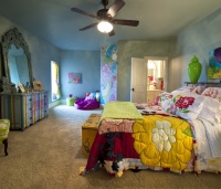 Gaillardia show home - eclectic - bedroom - oklahoma city