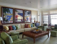 Harbor Springs Summer Home - traditional - living room - other metro