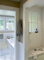 Farmhouse Reinterpreted - contemporary - bathroom - burlington