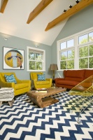 Vibrant Family Room - Grace Home Design - eclectic - living room -