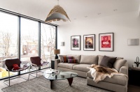 Rox Residence - contemporary - family room - toronto