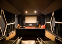 Mandell - contemporary - media room - other metro