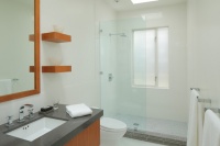 Cosmetic updates on 1980s home - modern - bathroom - san francisco