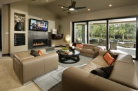 Open Plan Kitchen - contemporary - living room - sacramento