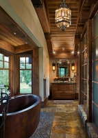 The Ranch Manor - traditional - bathroom - other metro