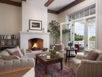 Family Room - traditional - living room - santa barbara