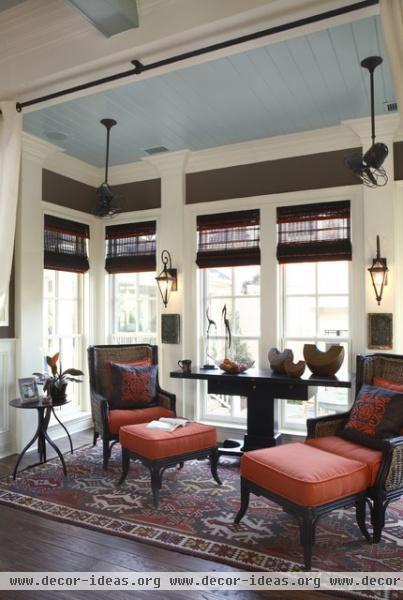 2006 Southern Living Idea House Sunroom Daniel Island - traditional - family room - charleston