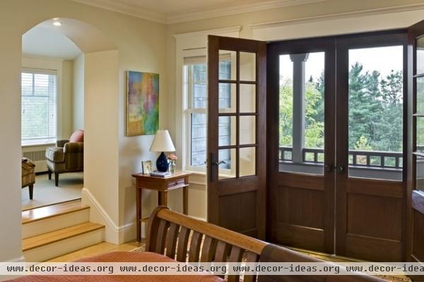 Shingle style home in Hanover NH - traditional - bedroom - burlington