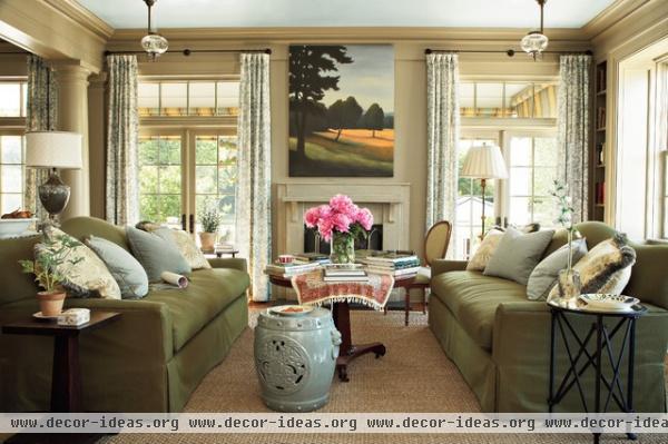 Southern Living Idea House - traditional - living room - atlanta