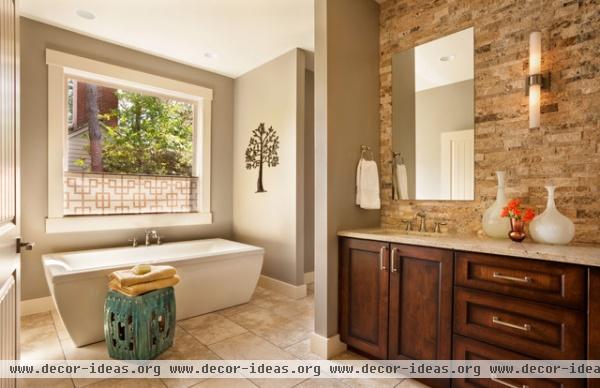 Danish Luxe Revival - traditional - bathroom - portland