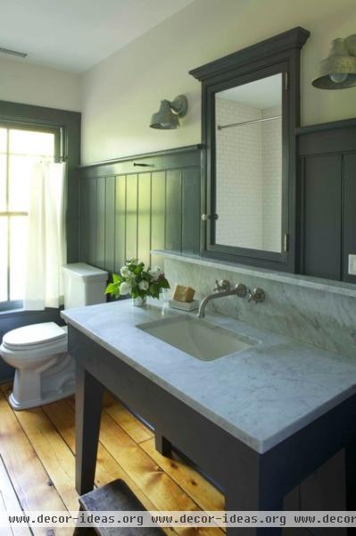 19th Century Farmhouse Renovation; updated photos by Mick Hales - eclectic - bathroom - new york