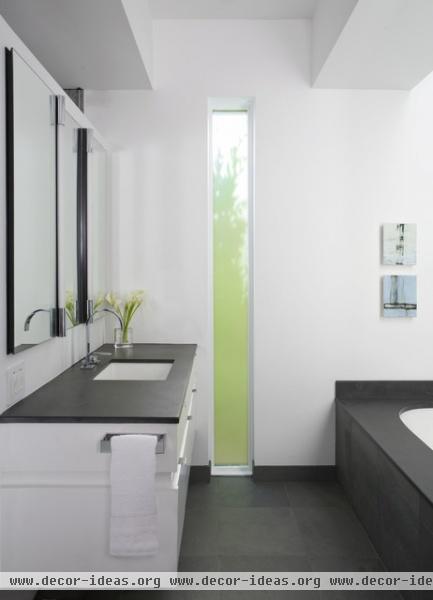 House of Light: Chevy Chase, Maryland Home inspired by Hugh Newell Jacobsen - modern - bathroom - dc metro