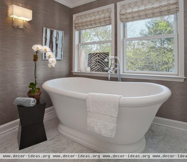 Westchester Master Bath - eclectic - bathroom - new york