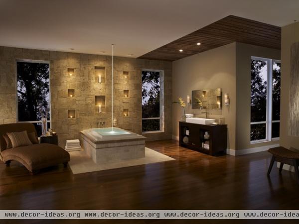 Eldorado Stone Sanibel Coastal Reef - contemporary - bathroom - new york