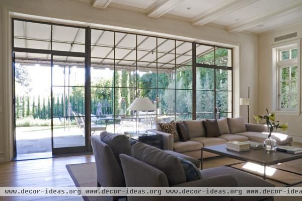 William Hefner Architecture Interiors & Landscape - traditional - family room - los angeles