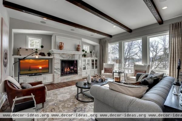 Gonyea Homes & Remodeling - traditional - living room - minneapolis