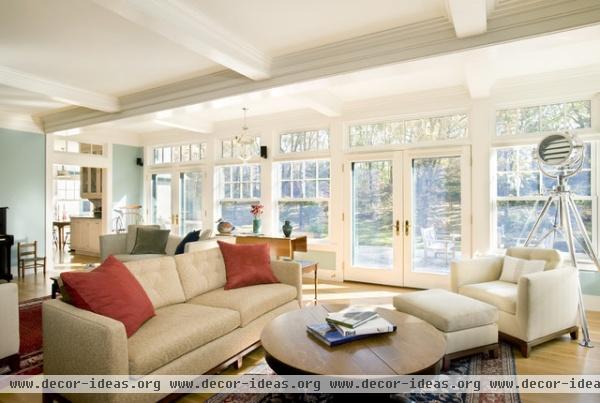 Forest View Residence Family Room - traditional - family room - boston